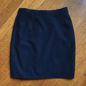 Vintage Escada black wool pencil skirt